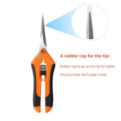4 Pack Pruning Shears 6.5 Inch Garden Scissors Hand Pruners Gardening Snips