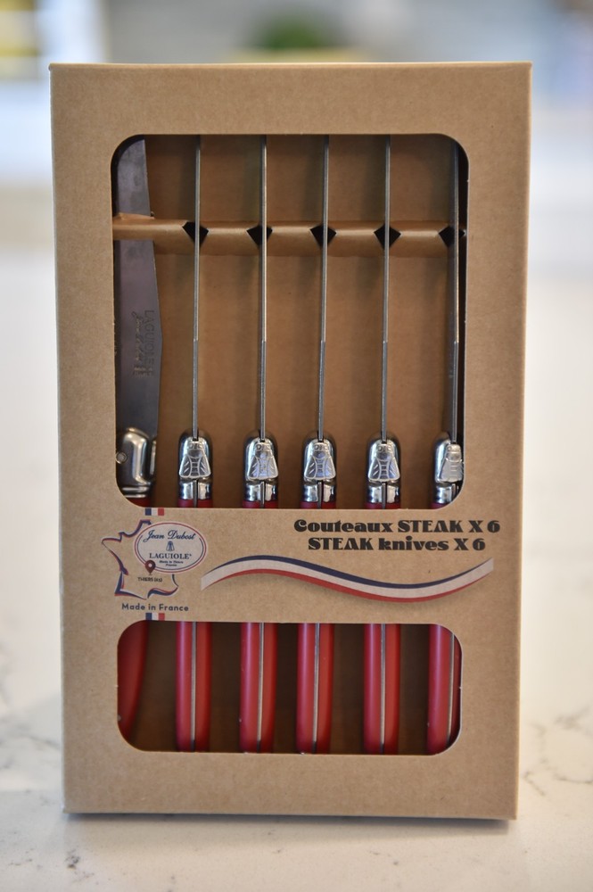 Laguiole Jean Dubost 6Pc. Steak Knife Set NEW !!