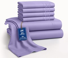 Bed Sheet Set 6 Piece Bedding Comfort Microfiber Deep Pocket 1800 Series Sheets