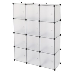 12 Cube Storage Organizer Portable Adjustable Multi-Purpose Shelving Unit New