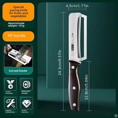 1 Pc Stainless Steel Peeler with Wooden Handle – Fruit & Vegetable Slicer