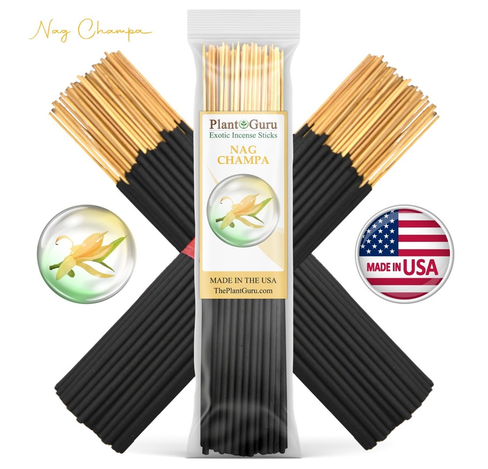 NAG CHAMPA Incense Sticks 7″ Bulk Pack Wholesale Hand Dipped Lot