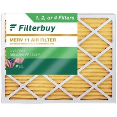 Filterbuy 20x25x5 Air Filters MERV 11, AC Furnace Replacement for Trion Air Bear