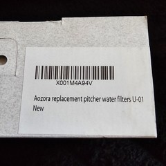 Aozora Water Filter Replacement for Pitcher 4 Stages Filtration 2 Pack U-01