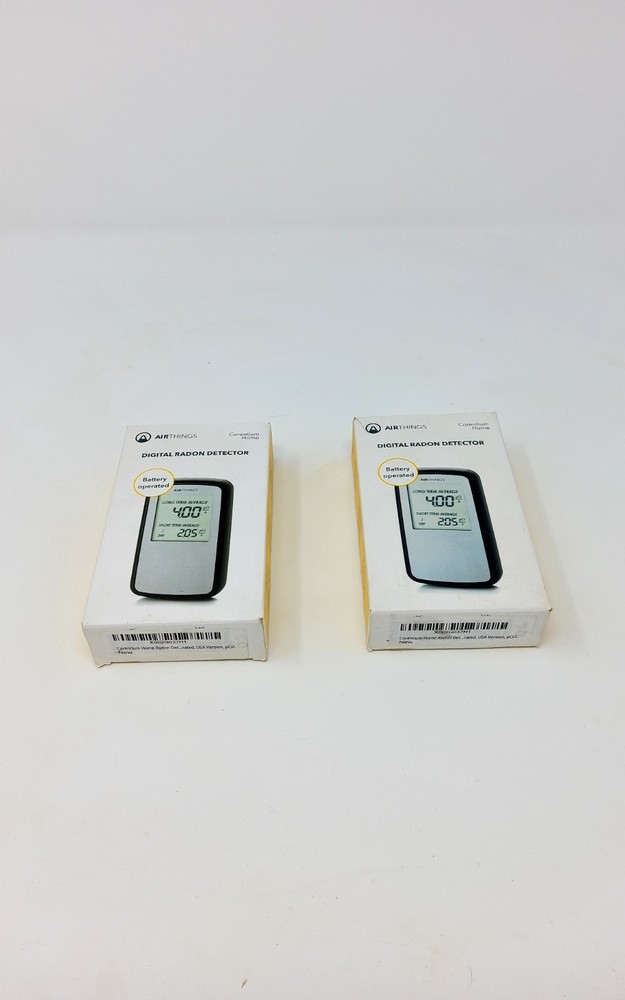 2 Airthings 223 Corentium Home Radon Detectors New Open Box