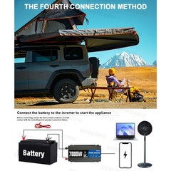 Complete 7000W Off-Grid Solar Kit 7000W Inverter 2pcs 300W Solar Panels 110V