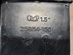 Slice Valve, 1.5In Mip X 1.5In Fip Black Brand New