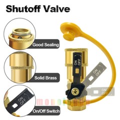 20FT Both 3/8″ Female Flare Propane Hose,3/8 Inch LP Gas Disconnect Fittings Kit