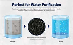 Granular Activated Coconut Shell Carbon Media (GAC) – 5 LBS | 12×40 Mesh
