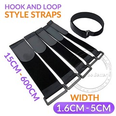 Hook and Loop Nylon strap strapping Cable Ties with buckle Band luggage Strap