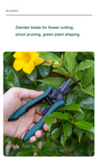 Berry&Bird Garden Pruning Shears Straight Blades Hand Pruners Trimming Scissors