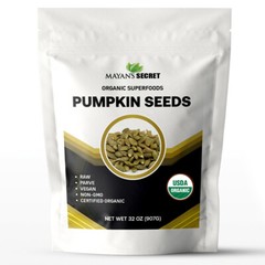 Mayan’s Secret – Raw Pumpkin Seeds Organic 2lb, Parve, Vegan, Non GMO