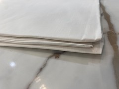 54″x90″, White Twin Flat Sheets Hotels, Hospitals