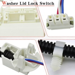 3-Wire Washer Lid Lock Switch Assembly For GE WH08X32657 290D3070P002