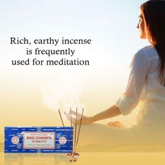 Satya Sai Baba Nag Champa Agarbatti Pack of 2 Incense Sticks Boxes 250gms Each