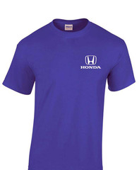 Honda Cobalt/White Classic Logo Tee