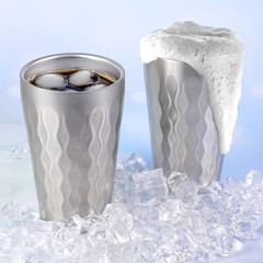 4 Pack Stainless Steel Double Wall Cups, 16 oz Insulated Tumbler, Unbreakable…