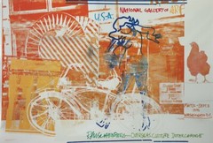 ROBERT RAUSCHENBERG Bicycle, National Gallery, 1991