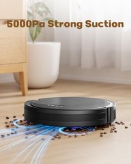 3in1 Robot Vacuum and Mop Combo 5000Pa Suction，Works with 2.4G WiFi/App/Remote