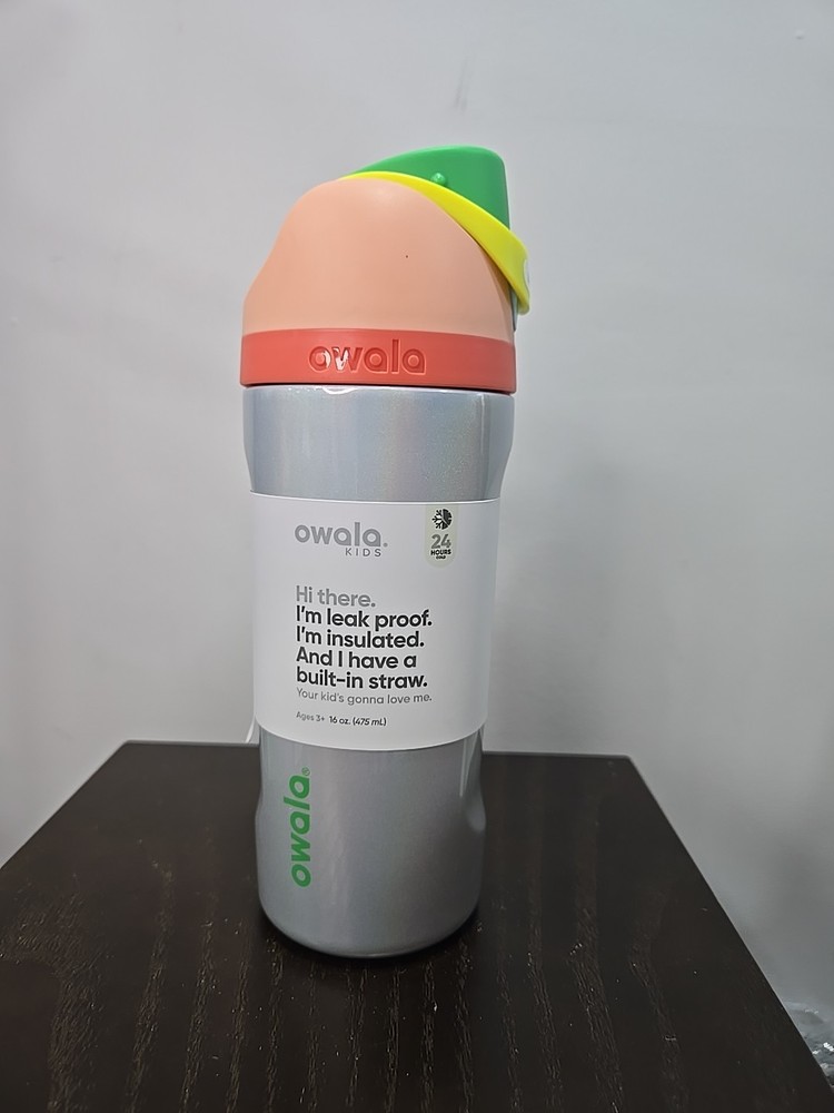 Owala Freesip Stainless Steel Water Bottle / 16oz / Color: Opal Dream