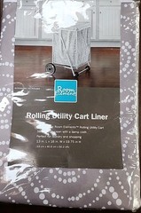 Room Elements Rolling Utility Cart Liner New B3 ( 13 In. x 16 In. x 19.75 In H)