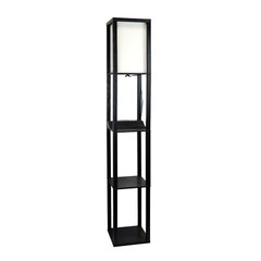 63” Column Floor Lamp with USB Ports and Wireless Charger