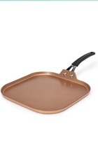 Ecolution Endure 11 Inch Nonstick Griddle | Induction Base | Oven Safe, Copper