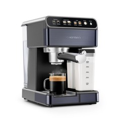 Chefman 20-Bar 2 Cup Black Stainless Espresso Machine (Open Box)