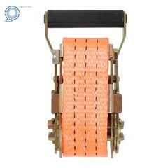 1.5″ x 15′ 4000-lbs Ratchet Straps J Hook Heavy Duty Tie Downs 10 Pack Orange