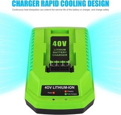 Battery For Greenworks 40V Lithium G-MAX Battery /Charger 29472 20292 206722