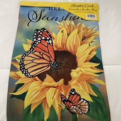 Meadow Creek Decorative Garden Flag 12.5 in x 18 in Double Sided / New