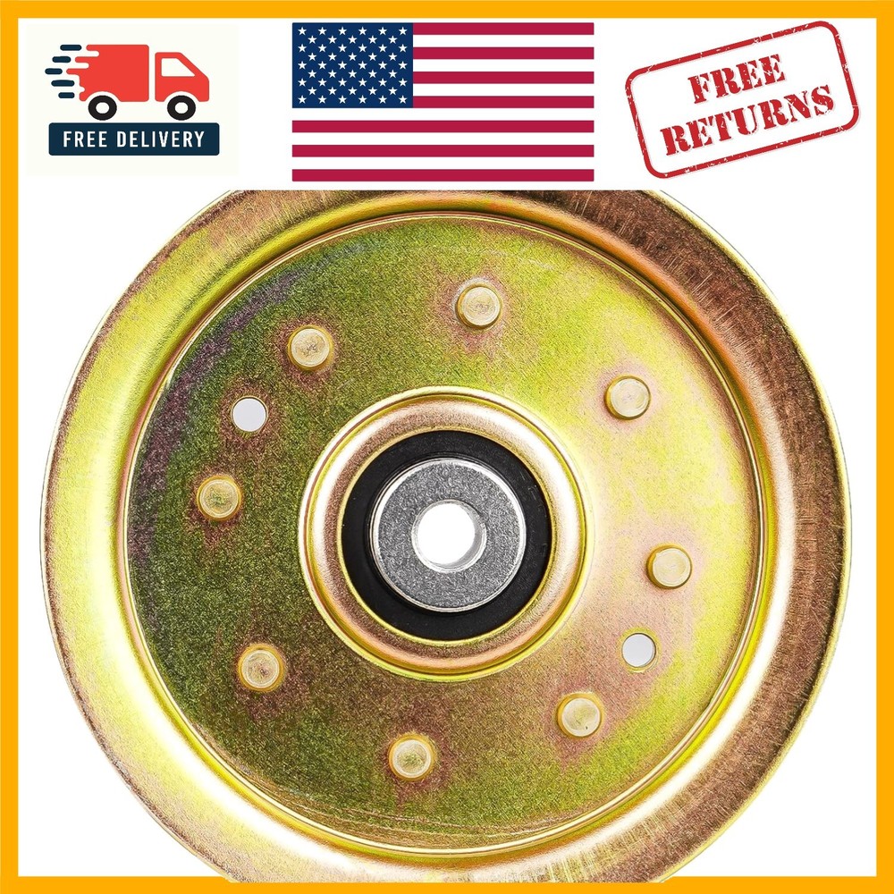 Quality Flat Idler Pulley for MTD Cub Cadet RZT 50 – Heavy Duty 1.6 Ounce Design