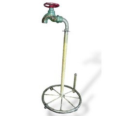 Rustic Farmhouse Hose Faucet Spicket Paper Towel Holder 15.5 In Creative Co-op
