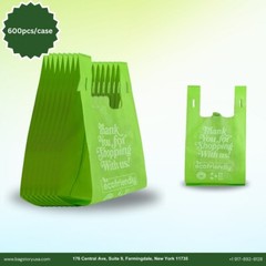 Reusable Non Woven Grocery T-Shirt Shopping Tote Bag, 45GSM – Large 1/6