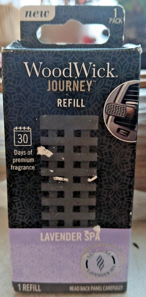 Woodwick Journey Refill Lavender Spa 30 Days Of Premium Frag rance vent new nip