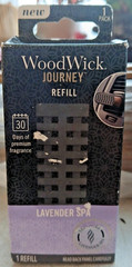 Woodwick Journey Refill Lavender Spa 30 Days Of Premium Frag rance vent new nip