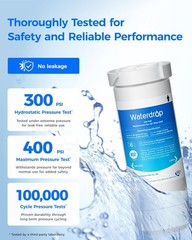 Waterdrop XWF NSF Certified Refrigerator Water Filter, Replacement for GE®