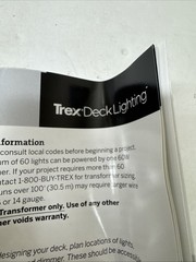 TREX 2.75″ Deck Lighting LED Post Lamp/Deck Rail, Classic White, WTLAMPLEDC