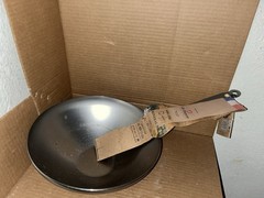 De Buyer Mineral B Carbon Steel Wok Nonstick 11” Induction Ready