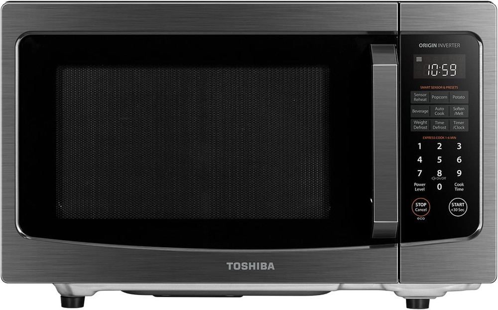 Flatbed/No Turntable Design Microwave Oven with Inverter Technology, Smart Senso