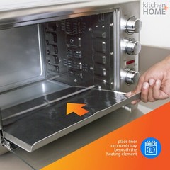 Toaster Oven Liner – Nonstick Heavy Duty Teflon Reusable BPA Free Baking Mat