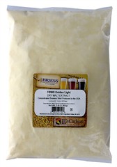 Briess Dried Malt Extract Golden Light 3 Lbs for Home Brew Beer Making