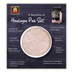 Malka Himalayan Pink Salt, Super Fine Grain Salt, 4lb-(Qty: 2, 2lbs Pouch bags)