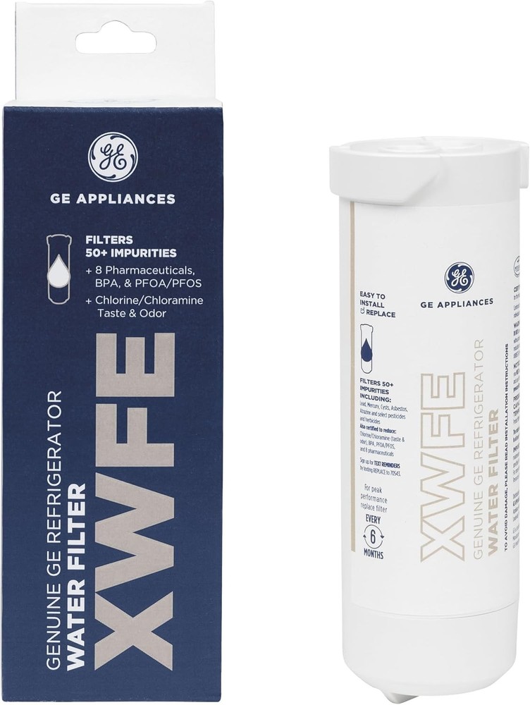 US-4 Pack GE XWFE Refrigerator Water Filter, Genuine Replacement Filter(No Chip)