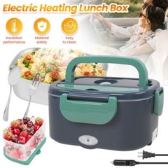 1.5L Electric Heating Lunch Box Portable for Car Office Food Warmer Container US