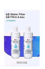 2 Pack LG Water Filter Replacement Cartridge LT1000P2 Genuine Filter. SEALED