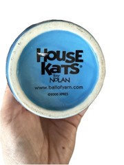 2000 House Kats by Nolan Set of 2 Ceramic Cat Coffee Mugs w/ Handle Multicolor