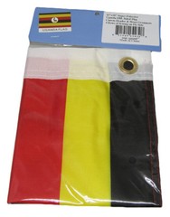 12×18 Uganda 2ply Double Sided 12″x18″ Flag Grommets