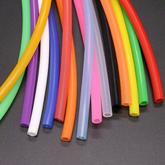 High Temp Food Grade Silicone Tube Flexible Rubber Pipe Multi-Color & Size