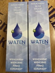 Waten H2O Replacement Filter For EDR2RXD1, W10413645A, W10413645. Replaces W005